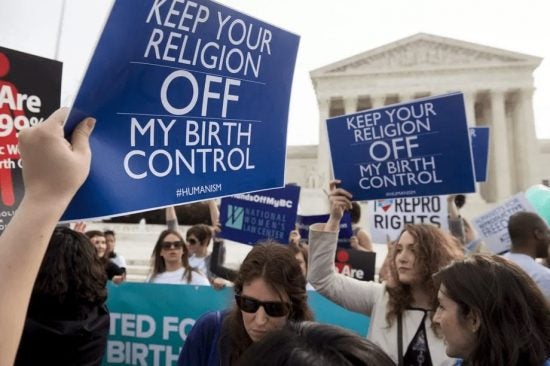 Pro-Choice Protestors at the US Supreme Court