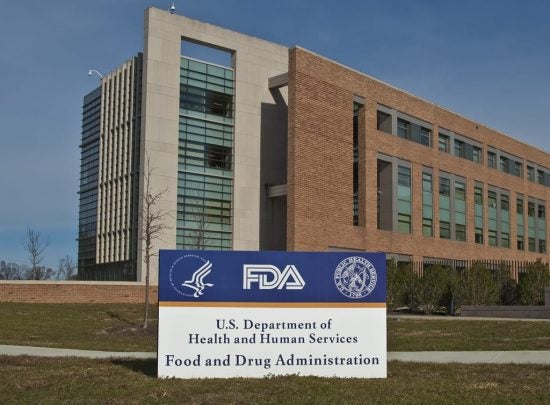 FDA building with sign