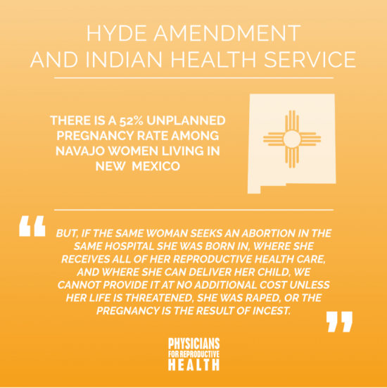 Hyde Amendment and Indian Health Service image