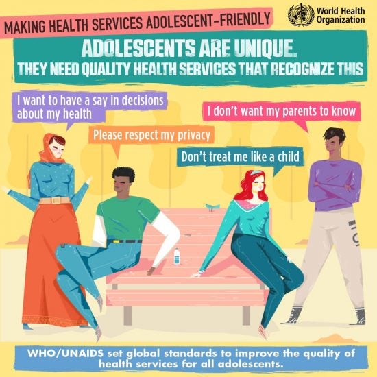 Making Health Services Adolescent-Friendly Poster