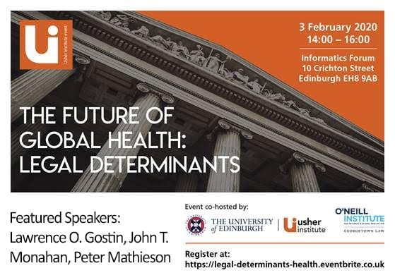 The Future of Global Health: Legal Determinants Event Flier