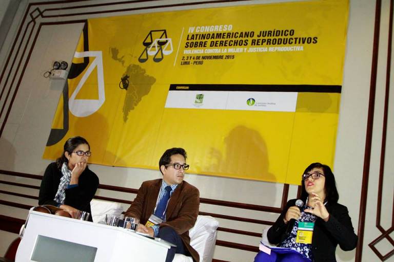 Panelists at Congreso Derechos Humanos