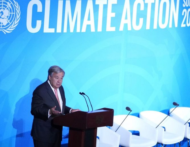 Picture from Climate Action 2019 Summit