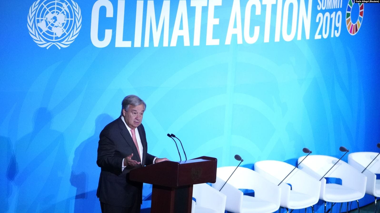 Antonio Guterres Speaking at the UN Climate Action Summit 2019