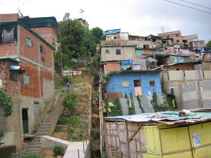 houses on a hillside