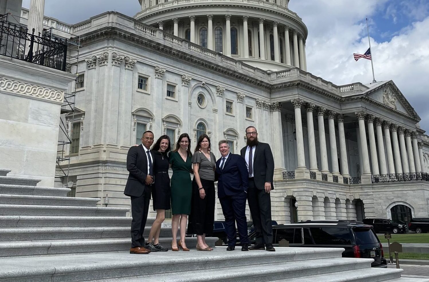 Addiction Policy Scholars on the steps of the U.S. Capitol