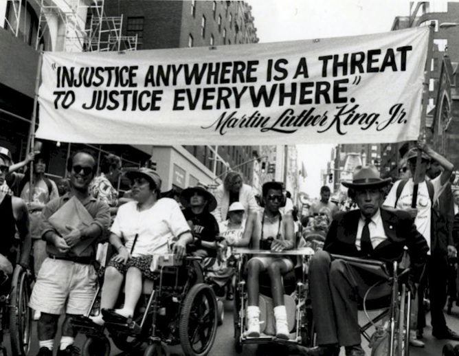 Disabilities Right Protest Picture
