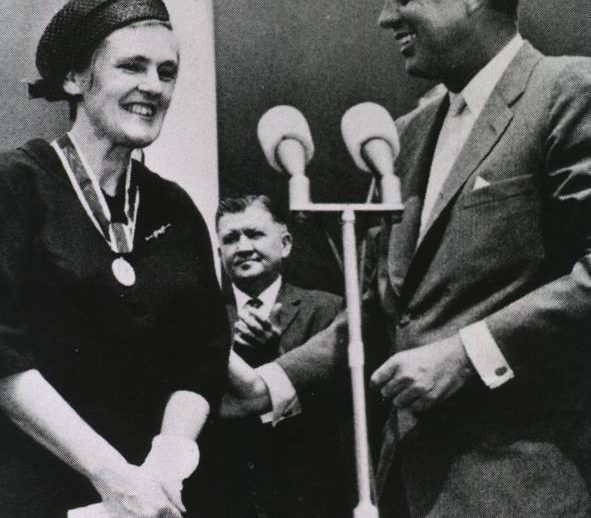 JFK with Frances Kelsey