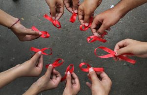 HIV young hands