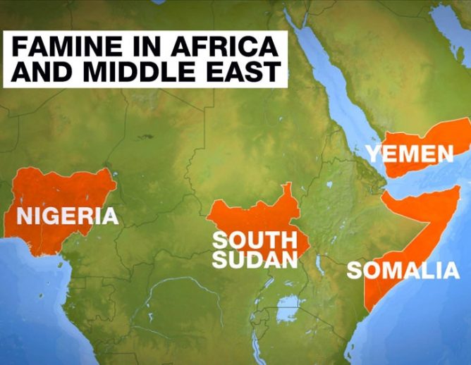 Famine in Africa and Middle East image