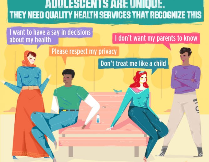 Graphic on Making Health Services Adolescent-friendly