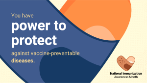 National Immunization Awareness Month Banner