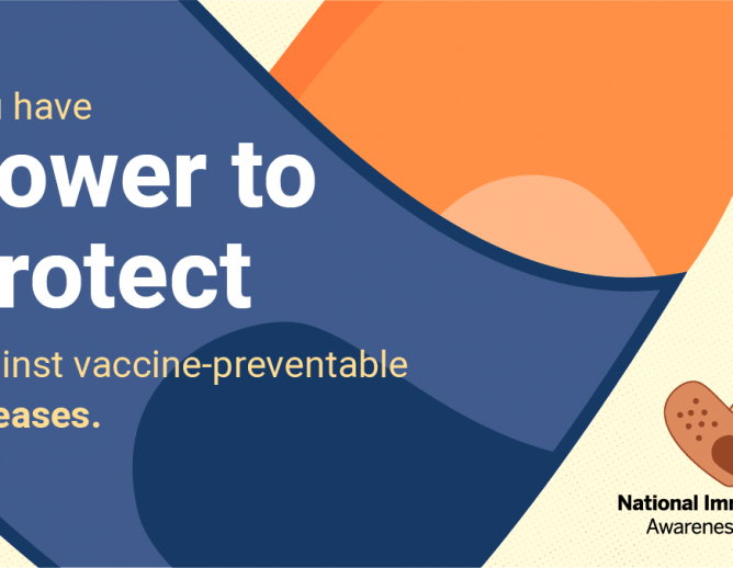 National Immunization Awareness Month Banner