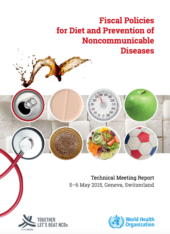 Fiscal Policies for Diet and Prevention of Noncommunicable Diseases Report Cover 