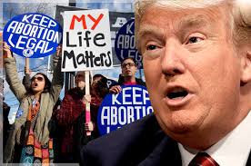 Trump vs. reproductive rights graphic