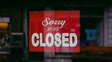 Store Closed Sign
