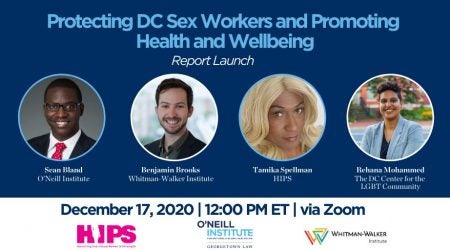 Protecting DC Sex Workers and Promoting Health and Wellbeing Event Logo