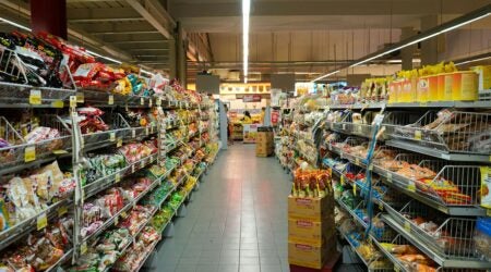 Food Aisle on Supermarket