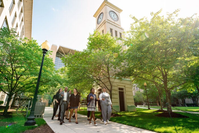 2022 Summer Health Law Interns Walking