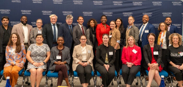 Attendees of Center for Community Health Innovation's convening on "Global Perspectives in Reverse Innovation"